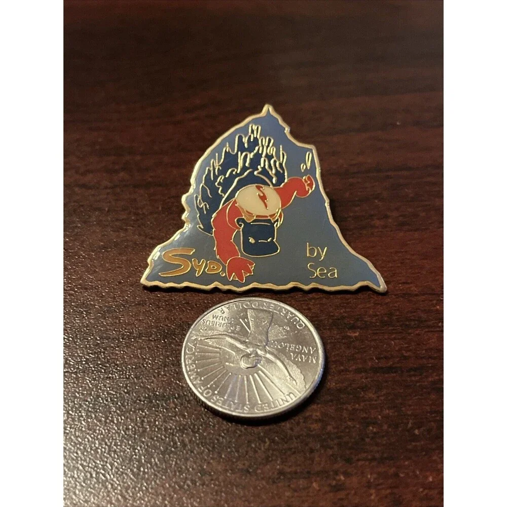 McDonald’s 2000‎ Sydney Olympics Mascot Pin Syd By Sea Employee Lapel Pin
